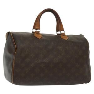 LOUIS VUITTON Monogram Speedy 35 Hand Bag Usa Model T41524